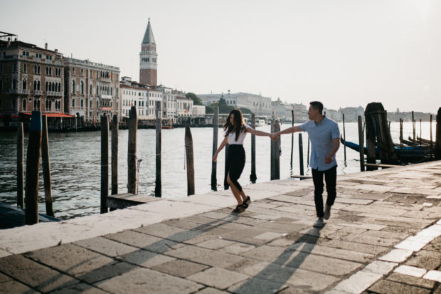 surprise proposal photographer in Venice Italy - engagement photographer Venice - intimate session in Venice - destination photographer Italy - destination photoshoot Venice - Asian couple shoot Venice-11