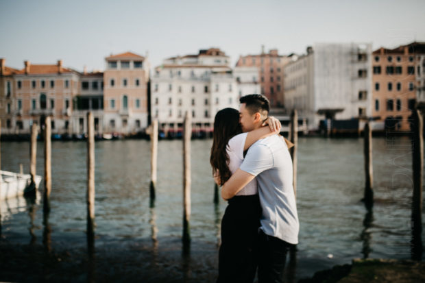 surprise proposal photographer in Venice Italy - engagement photographer Venice - intimate session in Venice - destination photographer Italy - destination photoshoot Venice - Asian couple shoot Venice-52