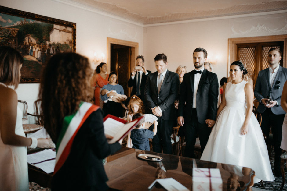 wedding ceremony in venice