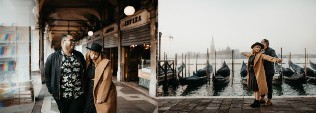 Engagement photographer in Venice Italy