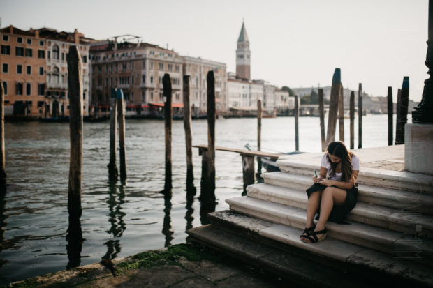 surprise proposal photographer in Venice Italy - engagement photographer Venice - intimate session in Venice - destination photographer Italy - destination photoshoot Venice - Asian couple shoot Venice-16