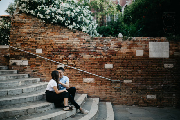 surprise proposal photographer in Venice Italy - engagement photographer Venice - intimate session in Venice - destination photographer Italy - destination photoshoot Venice - Asian couple shoot Venice-71